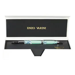 Stylo mini roller Taormina Tropea vert Enzo Varini