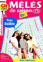Magazine Mots meles de saison, numéro 65, du 12/06/2026