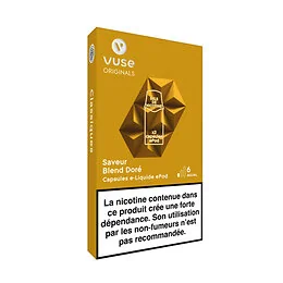 Capsules ePod Vuse Blend doré
