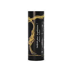 Tube métal 9 feutres Uni Pin calibrée noir Uni-ball