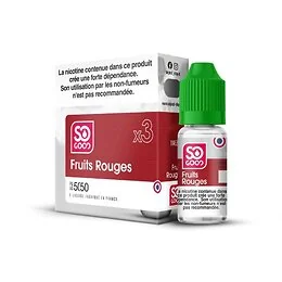 Boite 3 e-liquides So Good Fruits rouges