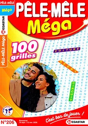 Magazine Pele mele mega jeux, numéro 206, du 18/09/2026