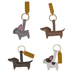 Porte-clés en métal Chien
