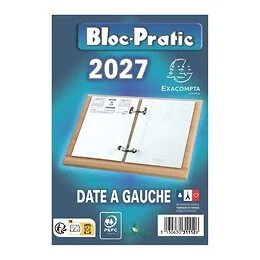 Blocs pratic 2027 date à gauche Exacompta