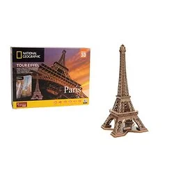 Puzzle 3D 80 pièces Tour Eiffel National Geographic 70 cm  Explora
