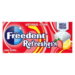 Chewing-gum fraise citron  Freedent Refresher