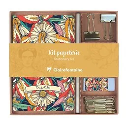Kit de papeterie 14 pièces collection Frida Kahlo Clairefontaine