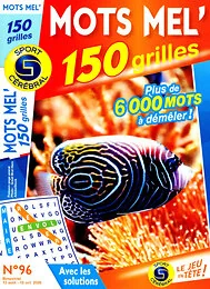 Magazine Mots mel'150 grilles, numéro 96, du 13/08/2026