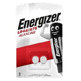 2 piles LR44/A76 Energizer bouton alcaline