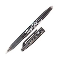 Stylo roller effaçable noir FriXion Pilot