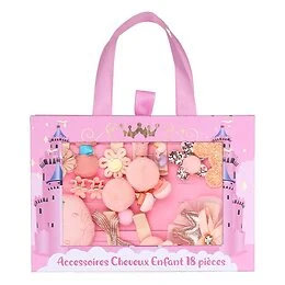 Coffret 18 accessoires cheveux Enfant Modèle Aléatoire