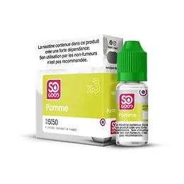 Boite 3 e-liquides So Good Pomme fuji