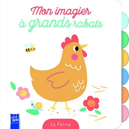 Mon imagier à grands rabats - La ferme