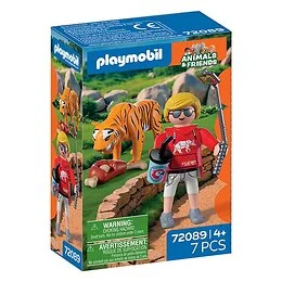 Playmobil 72089 Zoo : Tigre et visiteur
