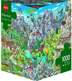 Puzzle 1000 pièces Triangular Alpine Fun Heye