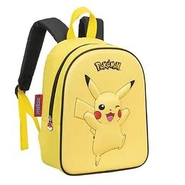 Sac à dos jaune 32cm 3D Pokémon