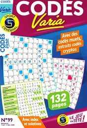 Magazine Codes varia, numéro 99, du 07/10/2026