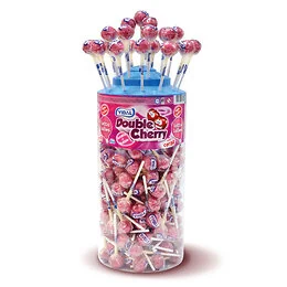 Sucette Double Cherry tubo de 150 pièces
