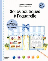 Jolies boutiques à l'aquarelle