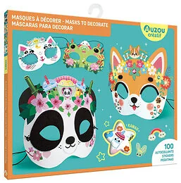 Masques à décorer - Kawaii