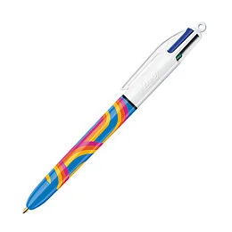 Stylo 4 Couleurs Série Lines BIC - Une touche rétro et colorée - A collectionner