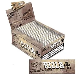 Papier Cigarette Authentique combi Slim 32 feuilles + filtres Rizla+ 