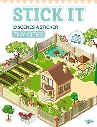 Stick It - Tiny Cities - 10 scènes à sticker