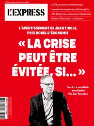 Magazine L'express, numéro 3922, du 03/09/2026