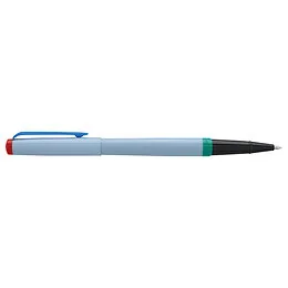 Stylo Roller Paris Color block Avenue Hoche coloris Bleu clair & Bleu royal Hechter