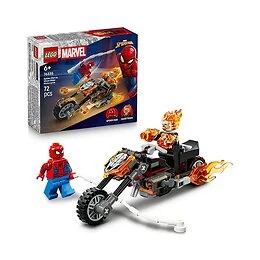 Lego Marvel Super Heroes - Spiderman et sa moto contre Ghost Rider - Lego 76335
