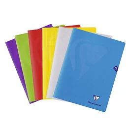 Cahier Mimesys 24 x 32 cm 48 pages Q.5x5 Clairefontaine Coloris Aléatoire