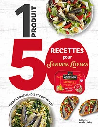1 produit 50 recettes pour sardine lovers