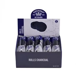 Boite de 10 rouleaux de 10 charbons pour narguile 33mm