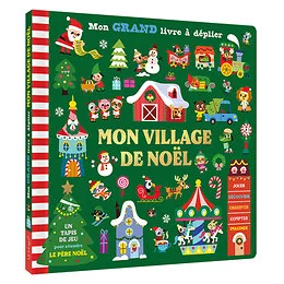 Mon grand livre à déplier - mon village de Noël