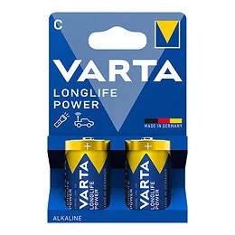Varta 2 piles alcalines C/LR14 Longlife Power