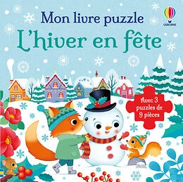 L'hiver en fête - Mon livre puzzle - Dès 2 ans