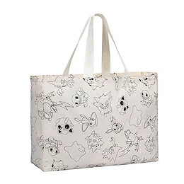 Cabas écru 57cm Pokémon