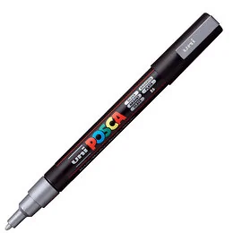 Marqueur peinture argent pointe fine Posca