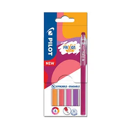 Pochette 6 Stylos roller FriXion Ball Pilot