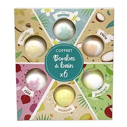 Coffret 6 bombes de bain