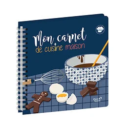 Carnet de cuisine ludique 128 pages Quo Vadis