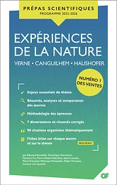 Expériences de la nature - Prépas scientifiques 2026