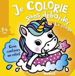 Je colorie sans déborder (2-4 ans) La plage