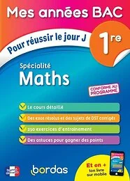 Mes années bac maths spécialités 1re