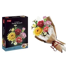 Puzzle 3D 285 pièces Bouquet de fleurs multiples Explora