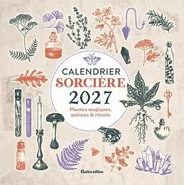 Calendrier mural sorcière 2027