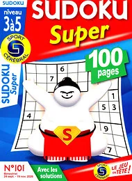 Magazine Sudoku super 3 4 5, numéro 101, du 25/09/2026