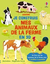 Je construis mes animaux de la ferme en 3D - Dès 4 ans