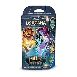 Deck Lorcana Saison 10 Simba et Mégara Lueurs dans les Profondeurs Disney Ravensburger