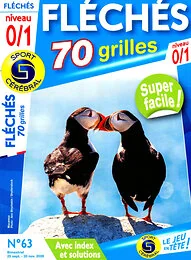 Magazine Fleches 70 grilles niv 0/1, numéro 63, du 25/09/2026